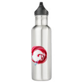 Oneindigheid met rode wijn waterfles (Rechts)