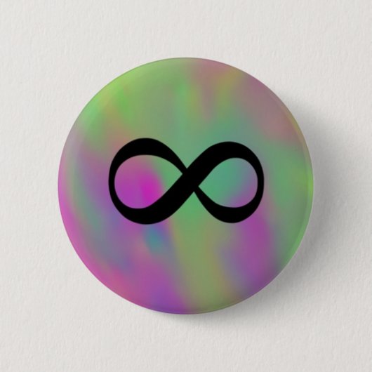Oneindigheid Ronde Button 5,7 Cm (Voorkant)