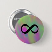 Oneindigheid Ronde Button 5,7 Cm (Voorkant /achterkant)