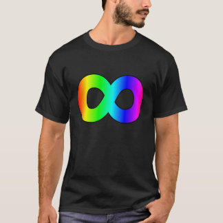 oneindigheid van autisme regenboog t-shirt