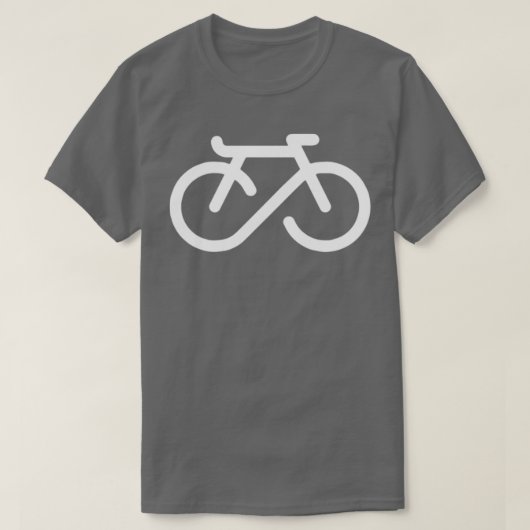 oneindigheid van het fietsen t-shirt (Design voorkant)