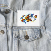 Oneindigheid van Monarch Vlinders Button (Insitu)