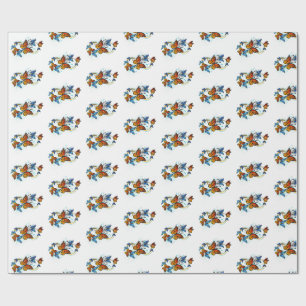 Oneindigheid van Monarch Vlinders Cadeaupapier