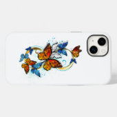 Oneindigheid van Monarch Vlinders Case-Mate iPhone Case (Achterkant (horizontaal))
