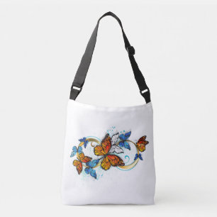 Oneindigheid van Monarch Vlinders Crossbody Tas