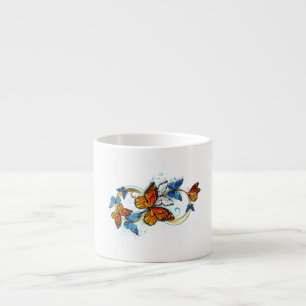 Oneindigheid van Monarch Vlinders Espresso Kop