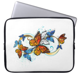 Oneindigheid van Monarch Vlinders Laptop Sleeve