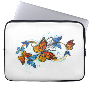 Oneindigheid van Monarch Vlinders Laptop Sleeve