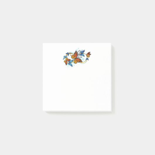 Oneindigheid van Monarch Vlinders Post-it® Notes (Voorkant)