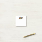 Oneindigheid van Monarch Vlinders Post-it® Notes (Op bureau)