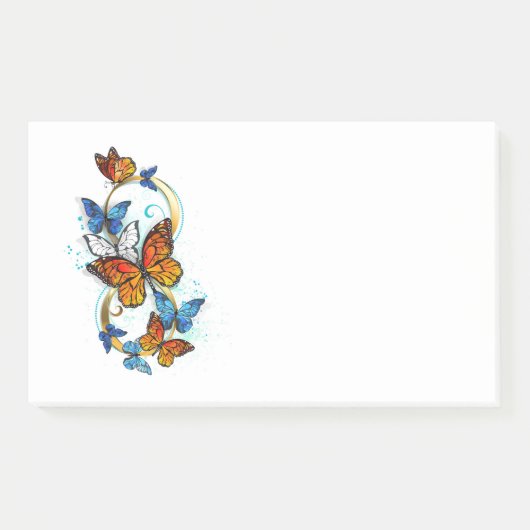 Oneindigheid van Monarch Vlinders Post-it® Notes (Voorkant)