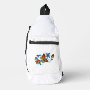 Oneindigheid van Monarch Vlinders Sling Bag