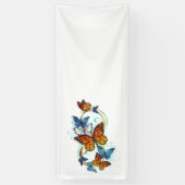 Oneindigheid van Monarch Vlinders Spandoek (Verticaal)
