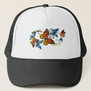 Oneindigheid van Monarch Vlinders Trucker Pet