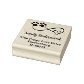 Oneindigheidssymbool Hart & Poten Retouradres Stem Rubberstempel (Stempel)