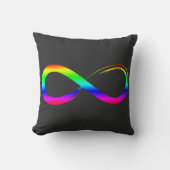 Oneindigheidssymbool Lgbt Gay Pride Regenboog Eter Kussen (Voorkant)