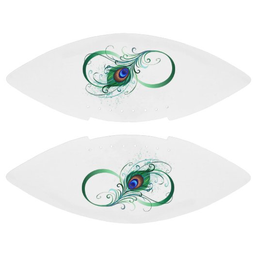 Oneindigheidssymbool met pauwveer american football (Panelen)