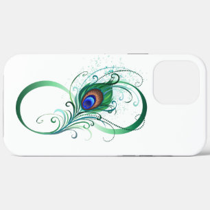 Oneindigheidssymbool met Pauwveer iPhone 12 Pro Max Hoesje