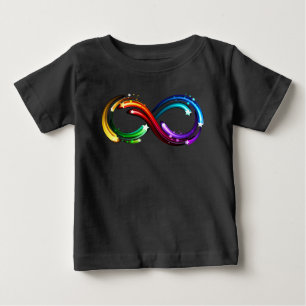 Oneindigheidssymbool van regenboogkometen