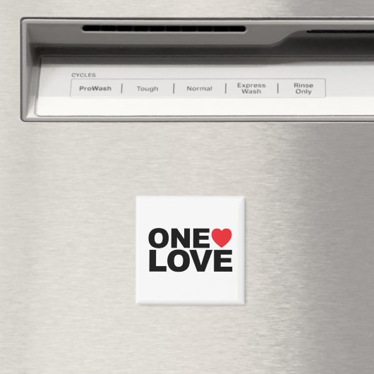 OneLove Logo Magnet Magneet (Insitu (Vaatwasser))
