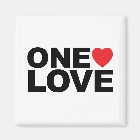 OneLove Logo Magnet Magneet (Voorkant)