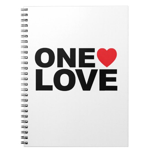OneLove Logo Notitieboek (Voorkant)