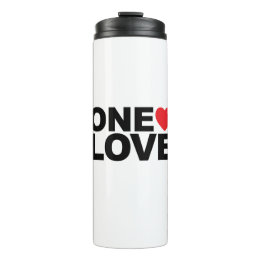 OneLove Logo Thermal Tumbler Thermosbeker