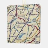 Oneonta AL  Map Keramisch Ornament (Links)
