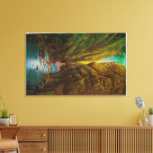 Oneonta Gorge in Columbia River Gorge Canvas Afdruk (Insitu (Woonkamer))