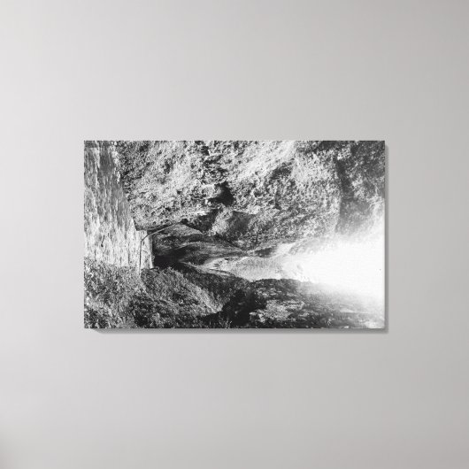 Oneonta Gorge PhotographyColumbia River, OF Canvas Afdruk (Voorkant)