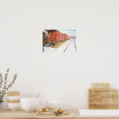Oneonta Railroad Yard Poster (Keuken)