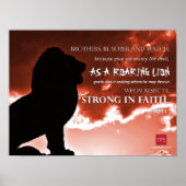 OnePeterFive Lion Poster (Voorkant)