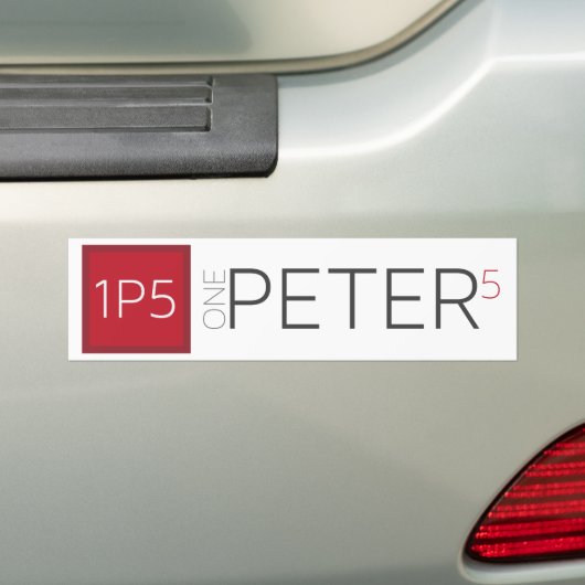 OnePeterFive Swag Bumpersticker (Op auto)