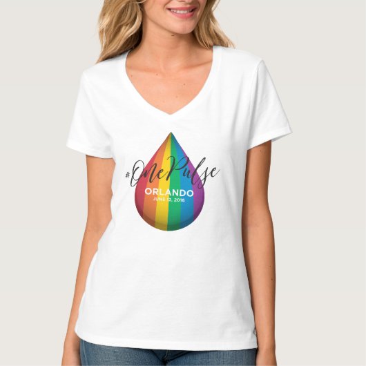 #OnePulse - Herdenking Orlando T-shirt (Voorkant)