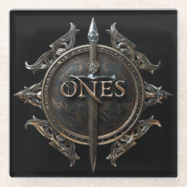 ONEs-badge Glazen Onderzetter