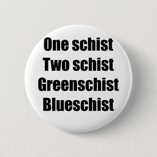 oneschistzwart ronde button 5,7 cm (Voorkant)