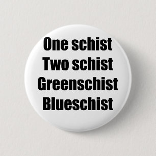 oneschistzwart ronde button 5,7 cm
