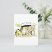 onetonpostart briefkaart (Staand voorkant)