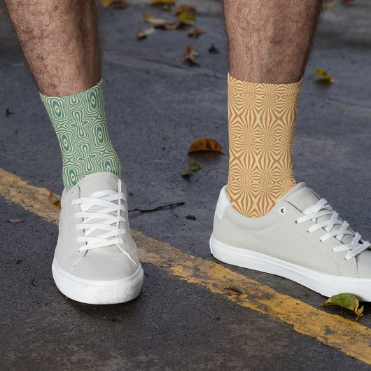 Oneven patroon 80s psychedelisch sokken