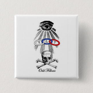 oneven vierkante button 5,1 cm