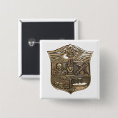 oneven vierkante button 5,1 cm (Voorkant /achterkant)