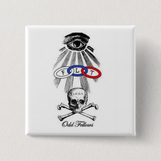 oneven vierkante button 5,1 cm