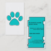 onevenRex pet paw Visitekaartje (Voorkant / Achterkant)