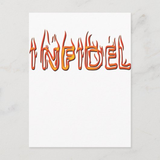 onfidel briefkaart (Voorkant)