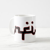 onfidel koffiemok (Voorkant links)