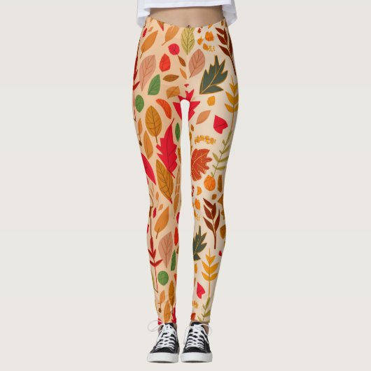 Onflora bloemenlegging leggings (Voorkant)