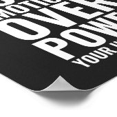 Ongeacht de situatie | Motivatie prijsopgave Poster (Hoek)