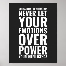 Ongeacht de situatie | Motivatie prijsopgave Poster