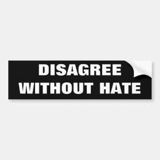 ONGEACHT HATE BUMPERSTICKER