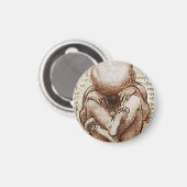 Ongeboren baby magneet (Voorkant / Achterkant)